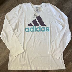 Adidas Multisport Big Logo Long Sleeve T-Shirt- Size XL